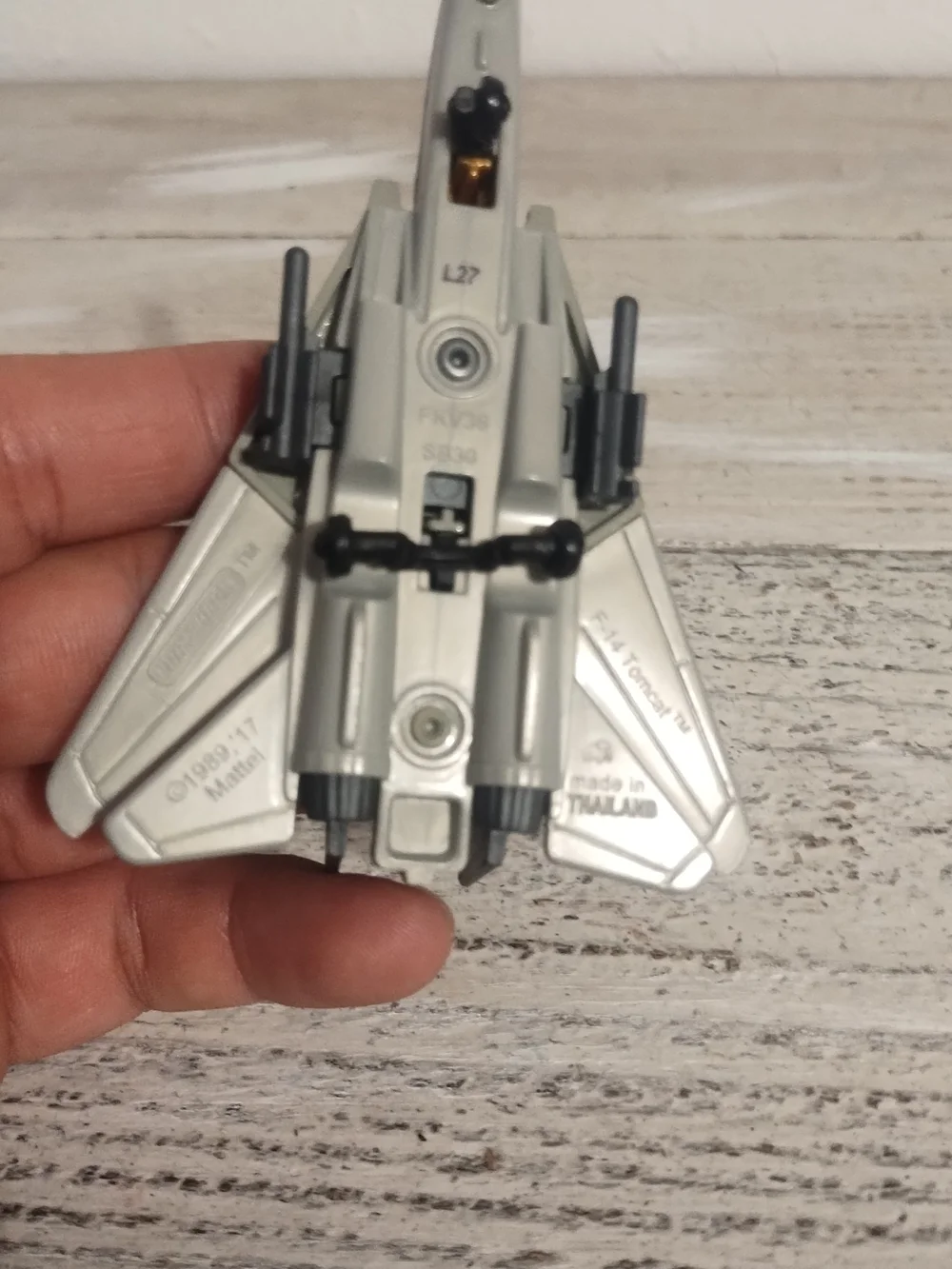 Matchbox mattel 1989 F-14 Tomcat die cast and plastic good condition